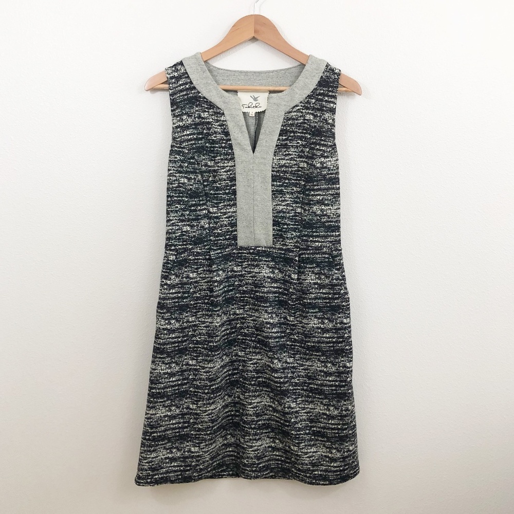 Anthropologie Tabitha Marled Sheath Dress Size 8